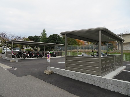 バイク置場