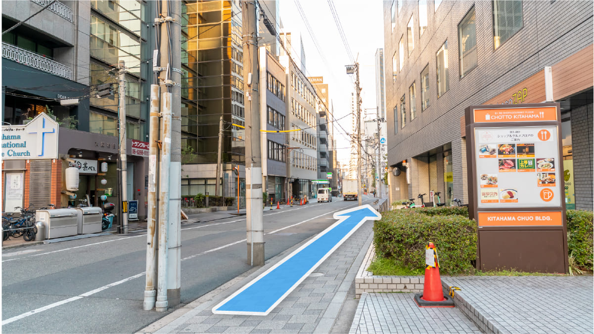大阪メトロ堺筋線「北浜」駅からの行き方