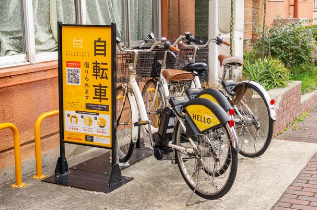赤坂台団地：電動アシスト自転車のシェアサイクリング