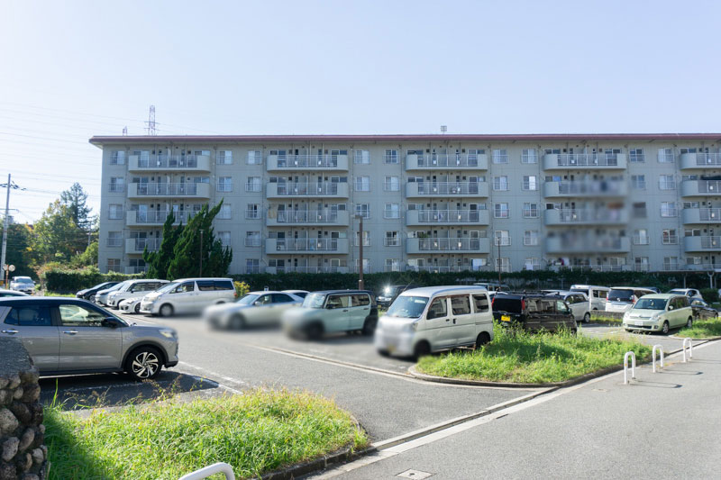 鴨谷台Ｂ団地：駐車場