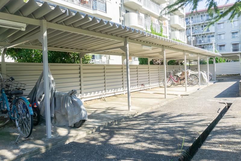 鴨谷台Ｂ団地：駐輪場